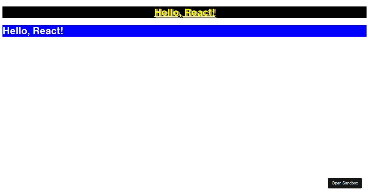 React style cssmodule 03 Codesandbox React style cssmodule 03 codesandbox
