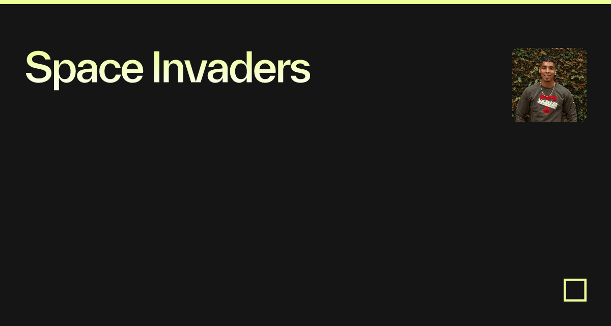 Space Invaders - Codesandbox
