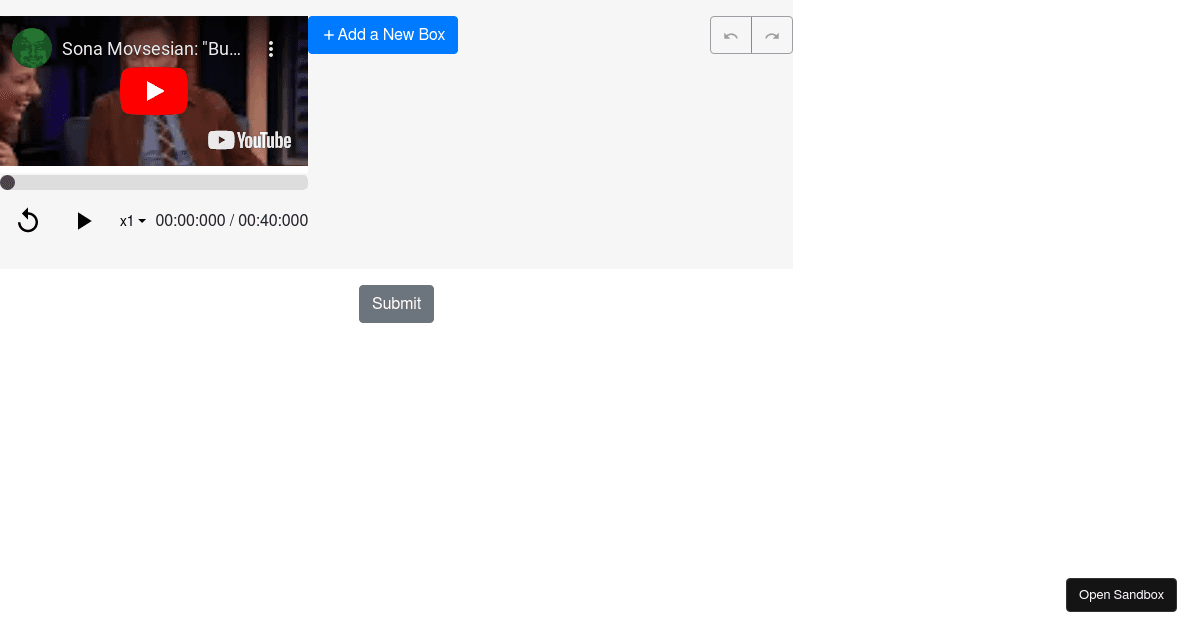Annotated_Video_Player (forked) - Codesandbox