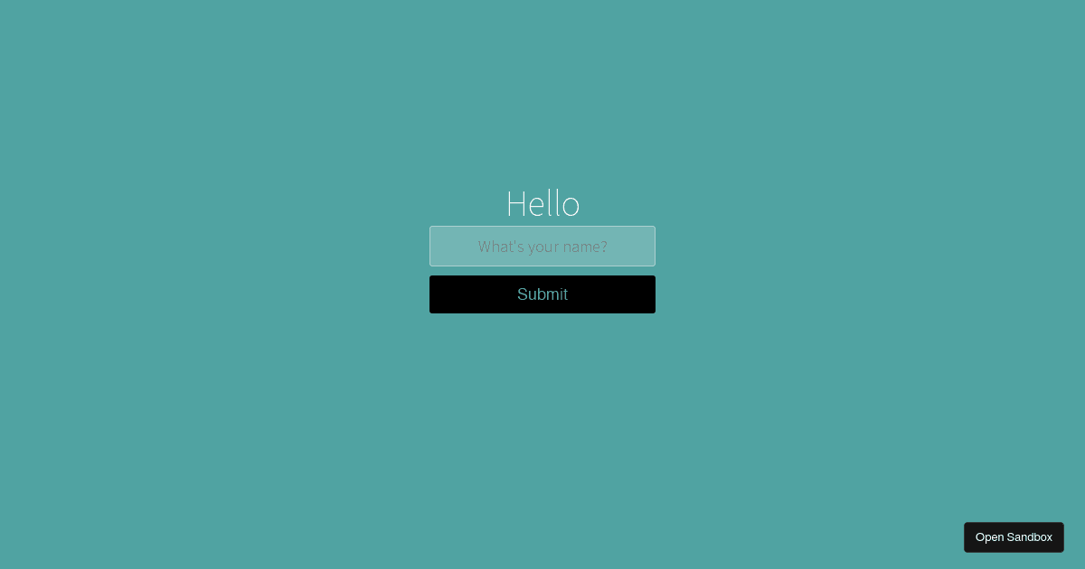 Event Handling in React (forked) - Codesandbox