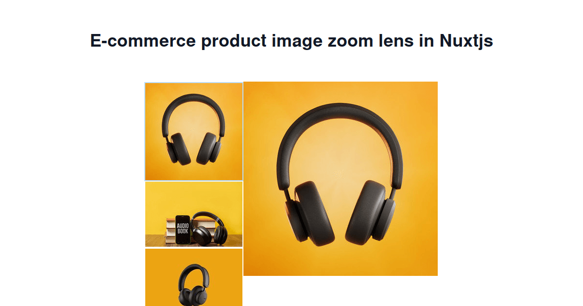 Product Image Zoom Codesandbox