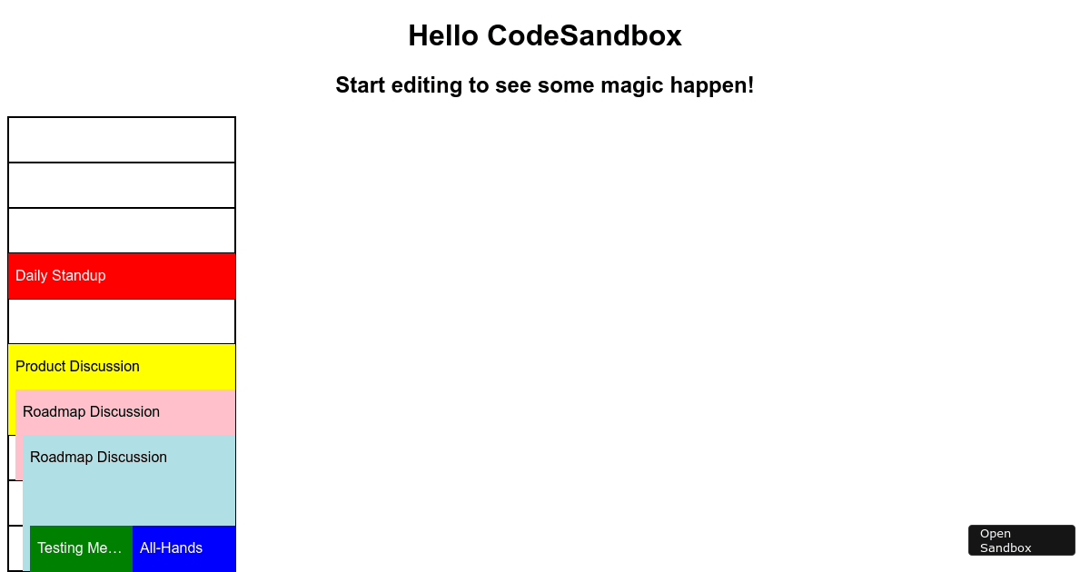 react - Codesandbox