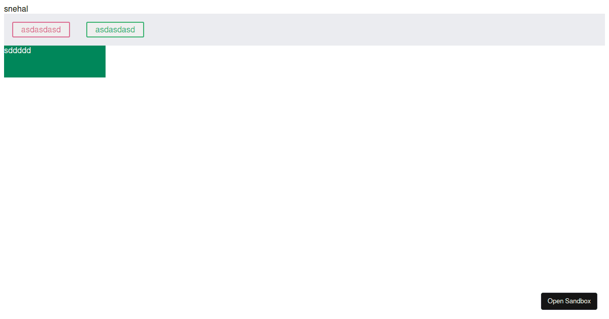 DropDown - Codesandbox