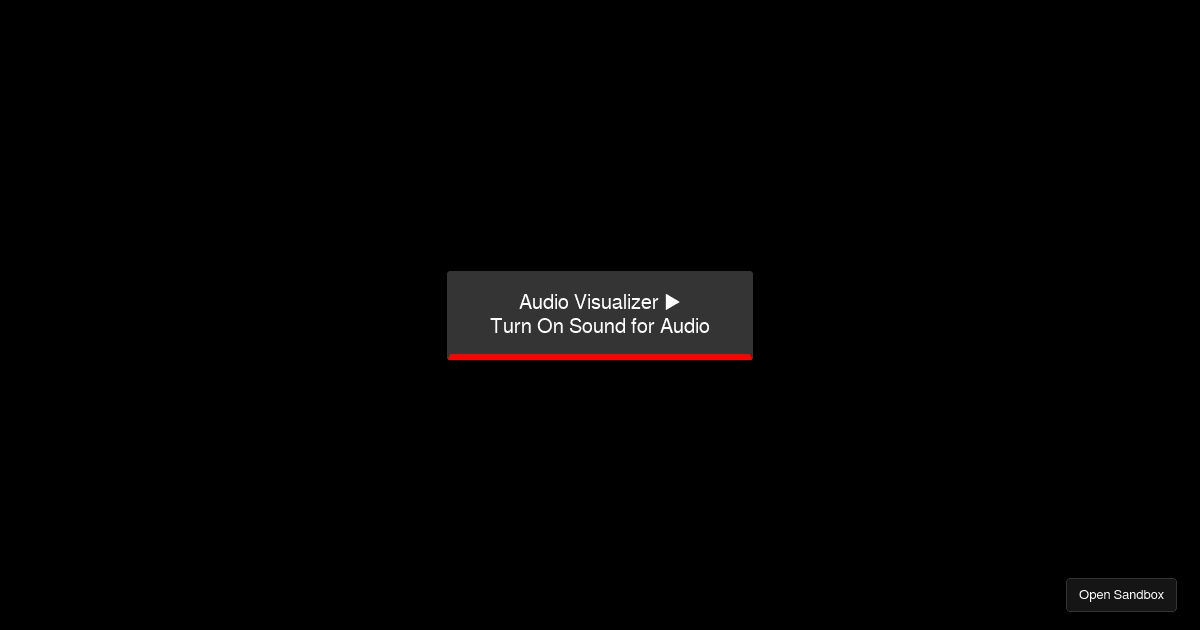 Audio Visual - Codesandbox