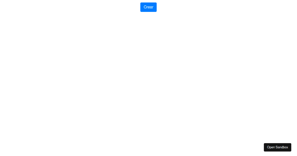 react - Codesandbox