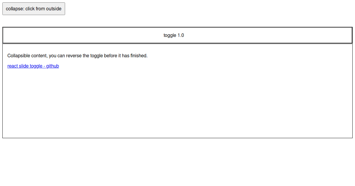 react slide toggle controlled toggle Codesandbox