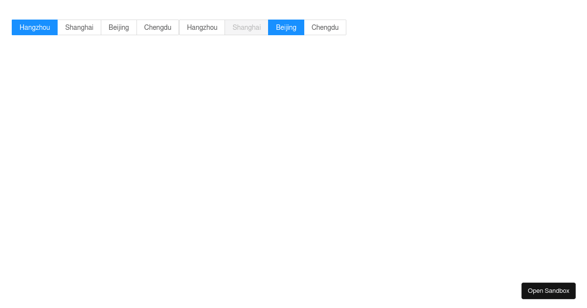 Solid radio button - Ant Design Demo - Codesandbox