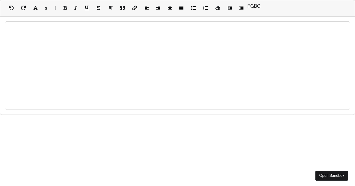 text-editor - Codesandbox