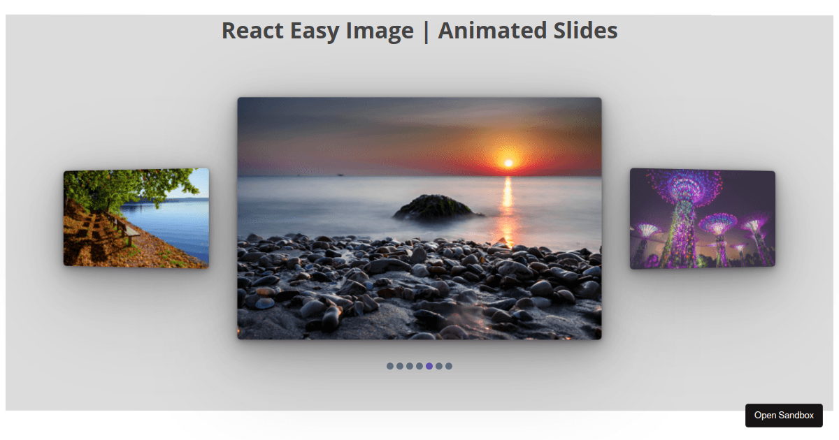 reacteasyimageanimatedslides Codesandbox