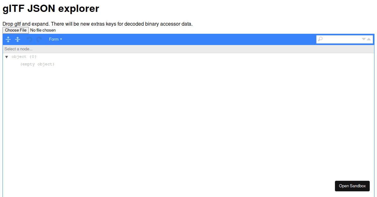 gltf-explorer - Codesandbox