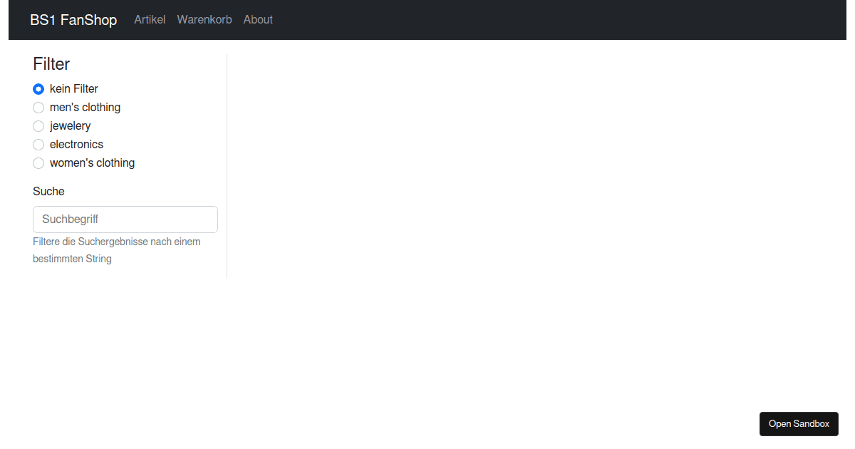 shop - Codesandbox
