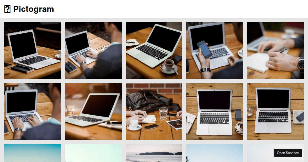 React Gallery Codesandbox