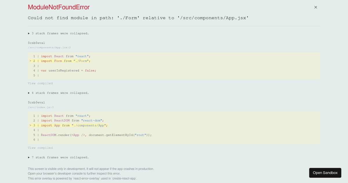 Conditional Rendering Practice (forked) - Codesandbox