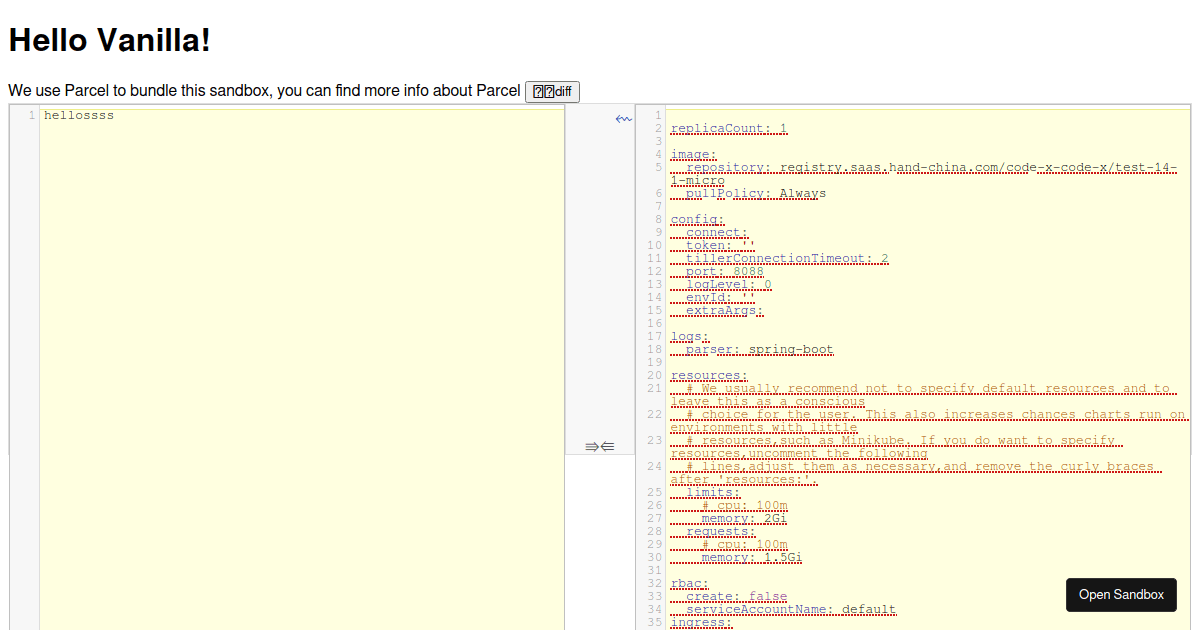 Codemirror 6 Diff Codemirror -编辑diff效果 - Codesandbox