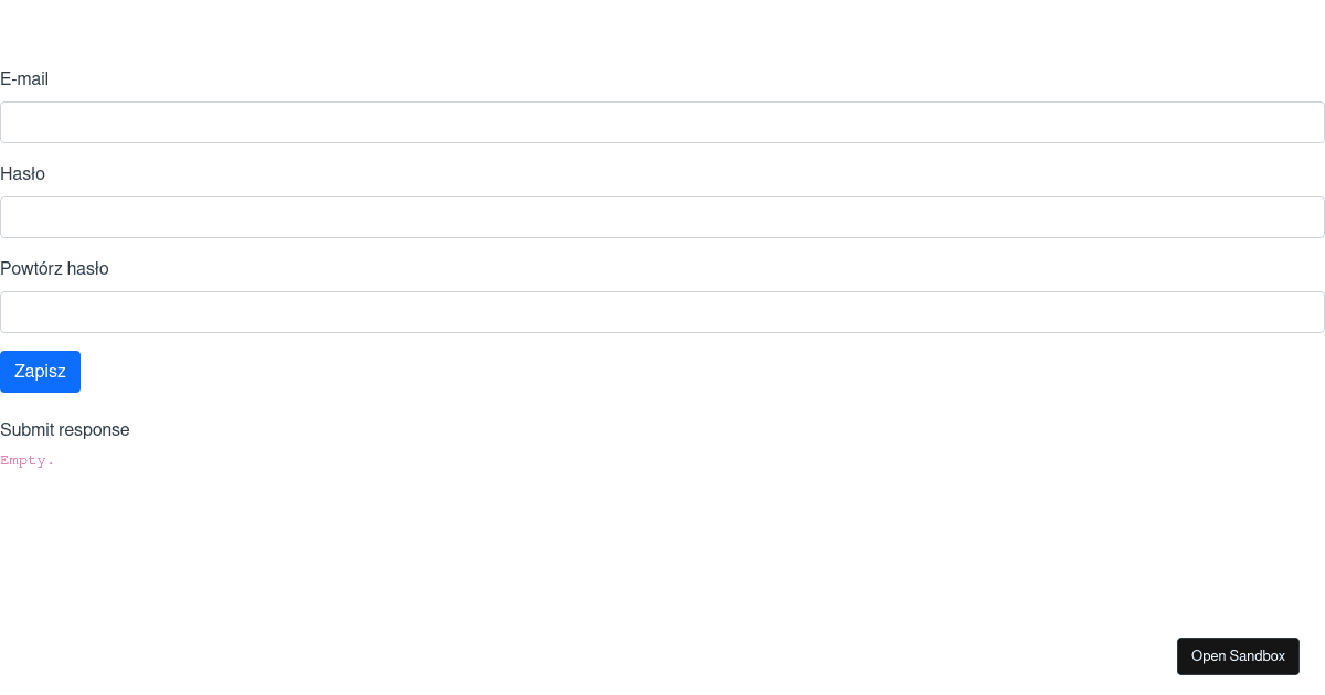 vue3 + vee-validate - Form & Field (forked) - Codesandbox