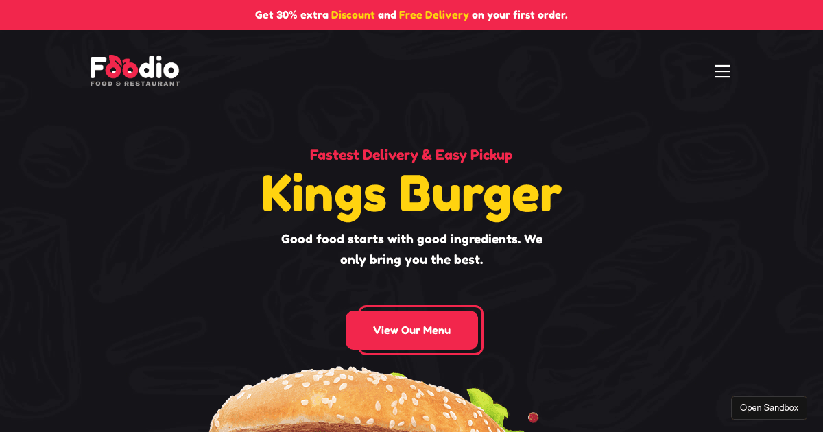 Devsethi3/Modern-Restaurant-Website - Codesandbox