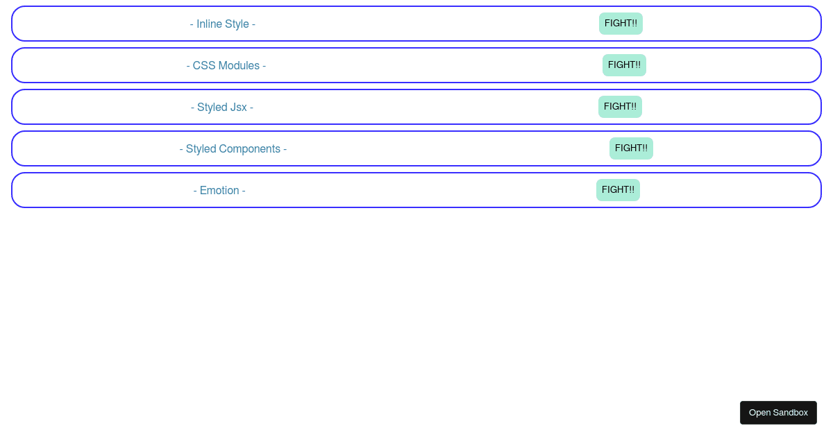 react - Codesandbox
