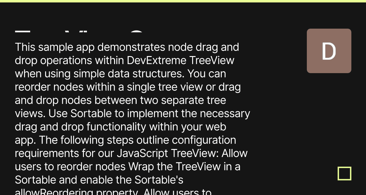 TreeView Custom - Codesandbox