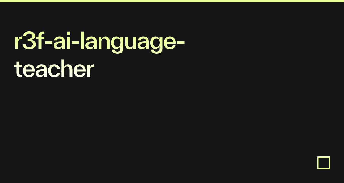 r3f-ai-language-teacher - Codesandbox
