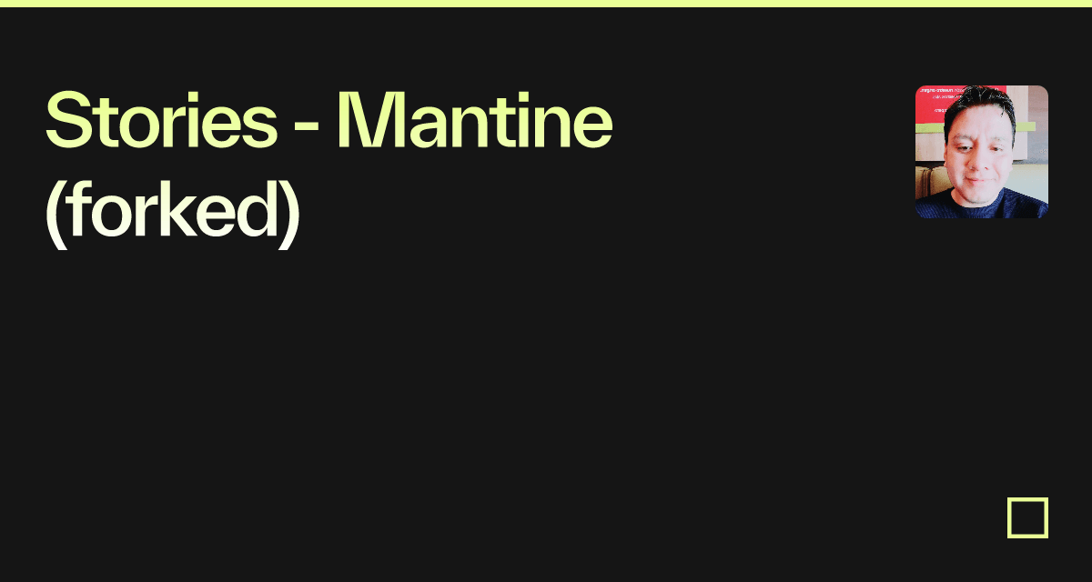 Stories - Mantine (forked) - Codesandbox