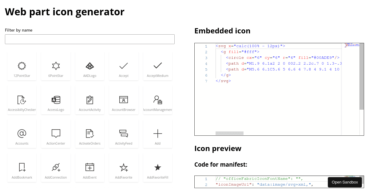 fake-icon-generator - Codesandbox