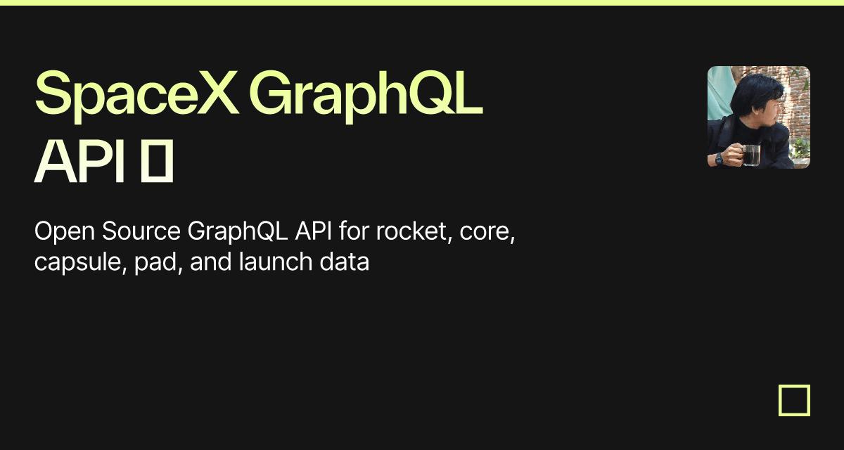 SpaceX GraphQL API 🚀 - Codesandbox