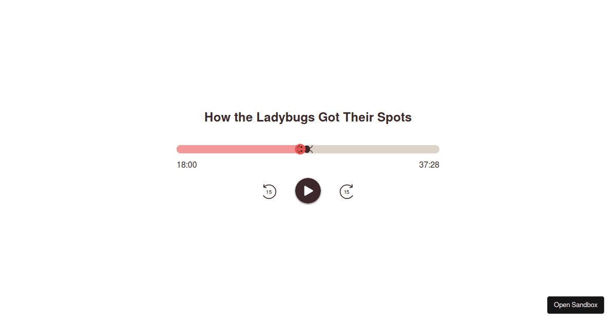 ladybug-audio-player - Codesandbox