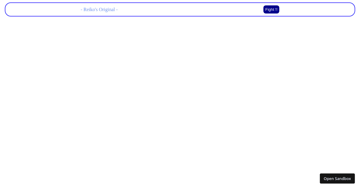 react - Codesandbox