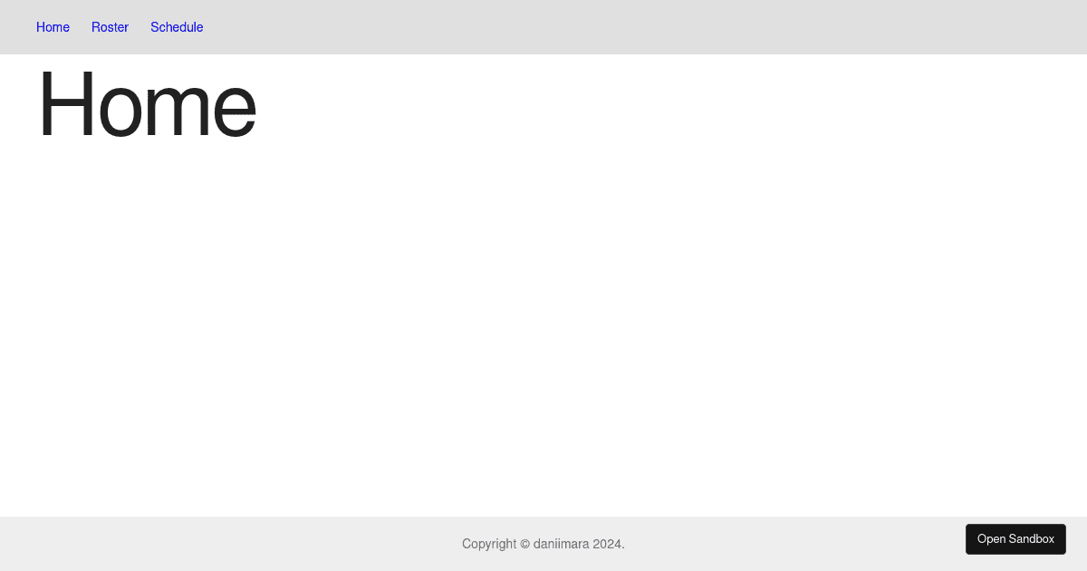 react - Codesandbox