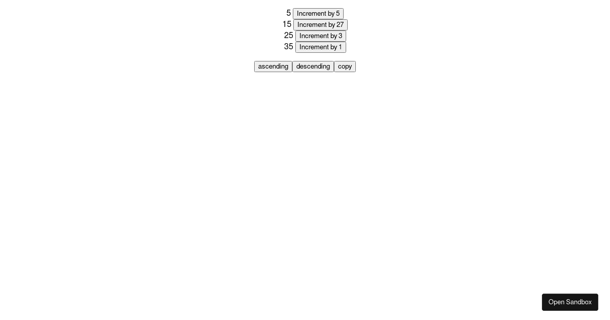 React Challenge 5 - Codesandbox