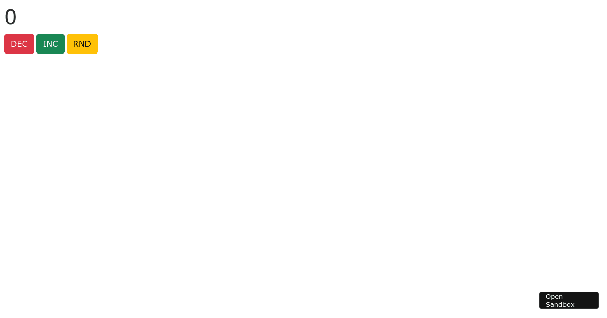 react - Codesandbox