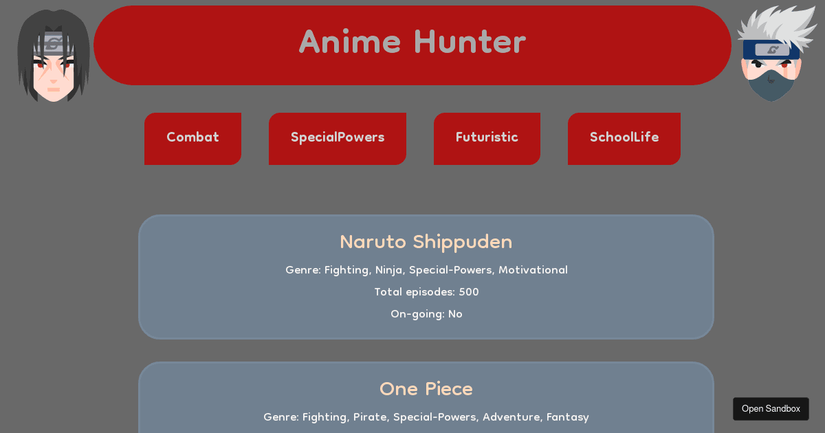 anime-app-1 - Codesandbox