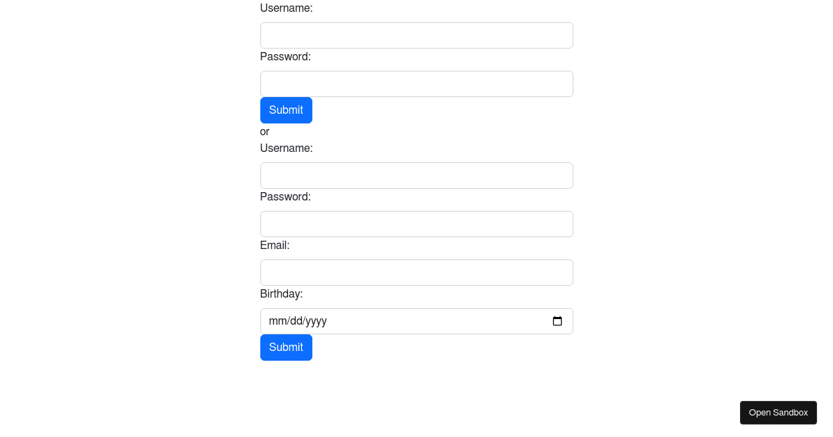 3.7 Routing Starting Repo (forked) - Codesandbox