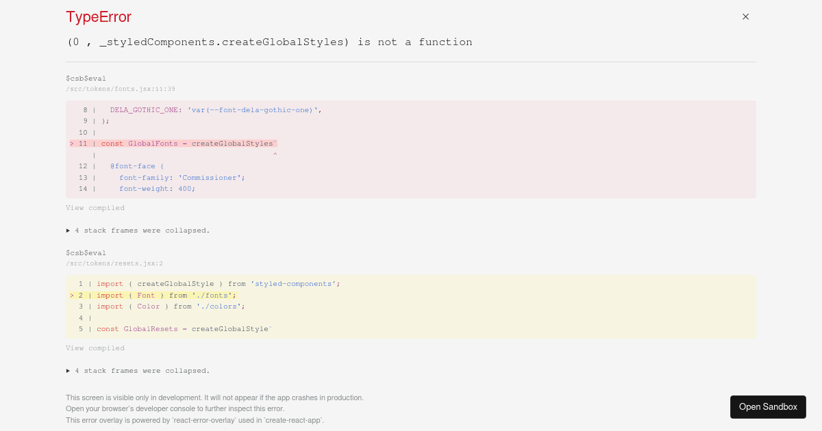2 - Codesandbox