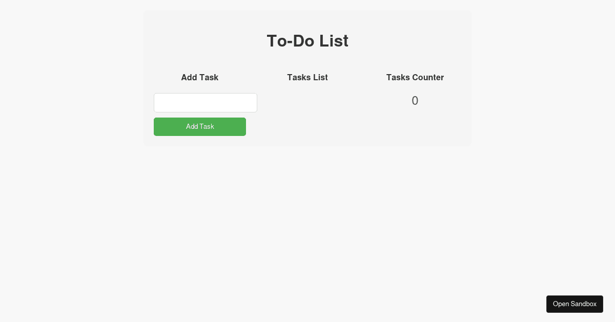 React Assignment-8 - Codesandbox