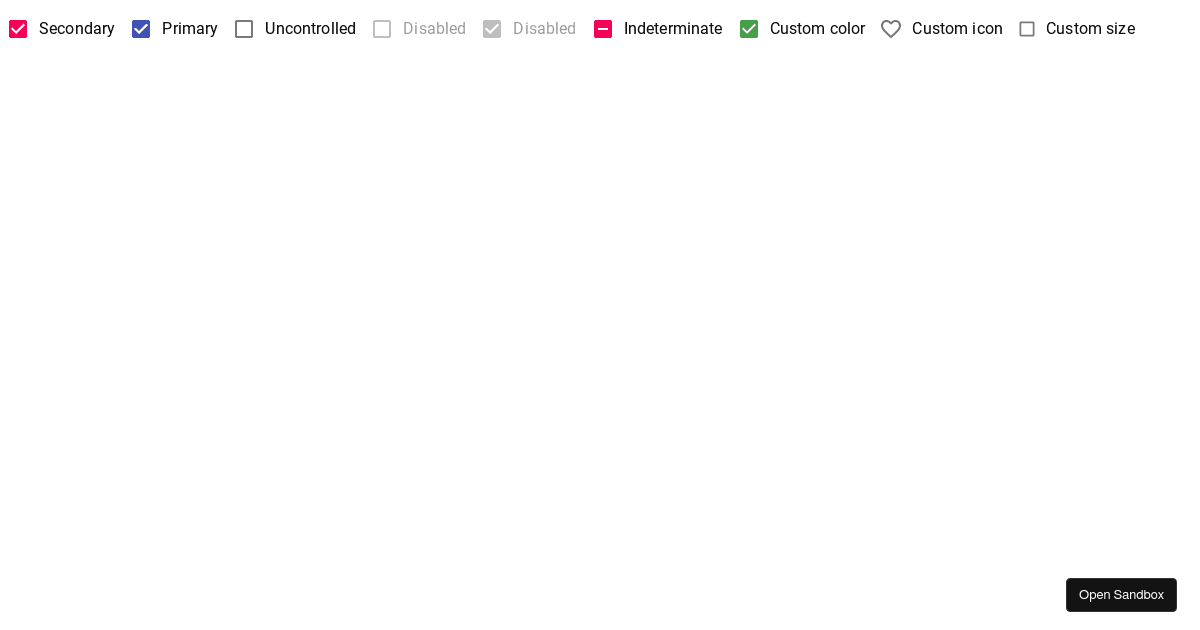 Material demo - Codesandbox