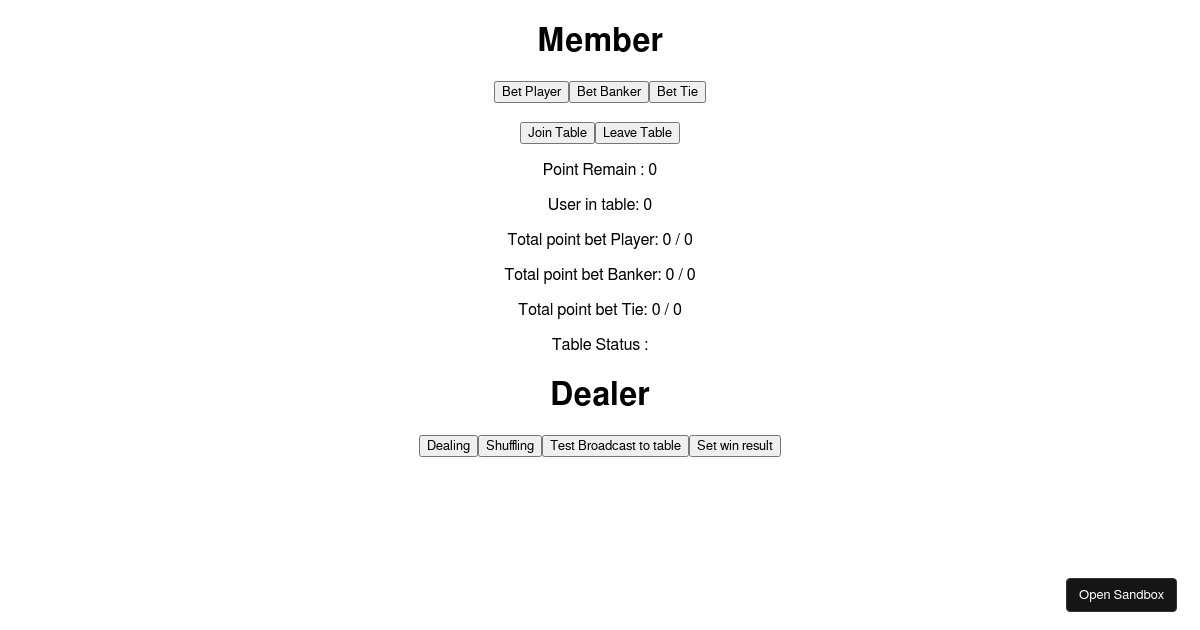 Web socket test (forked) - Codesandbox