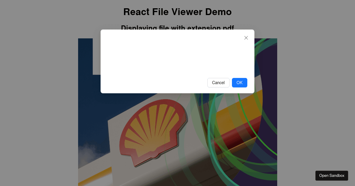 React File Viewer (forked) - Codesandbox