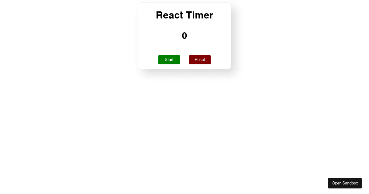 react - Codesandbox