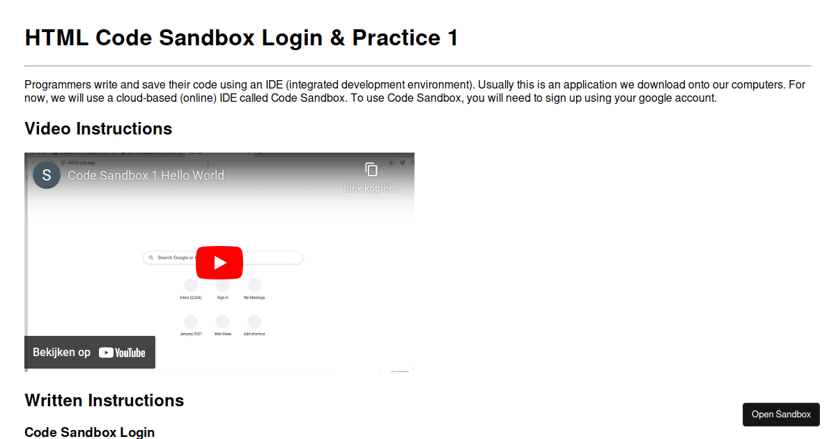 codesandbox1 - Codesandbox