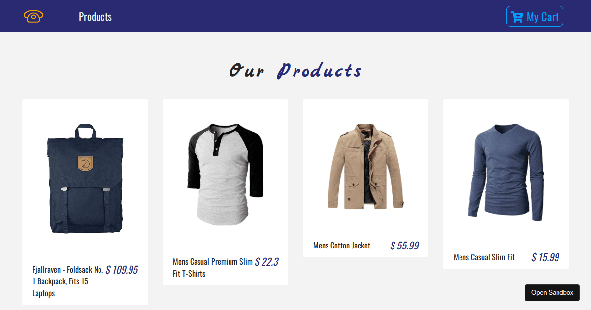 product-page - Codesandbox