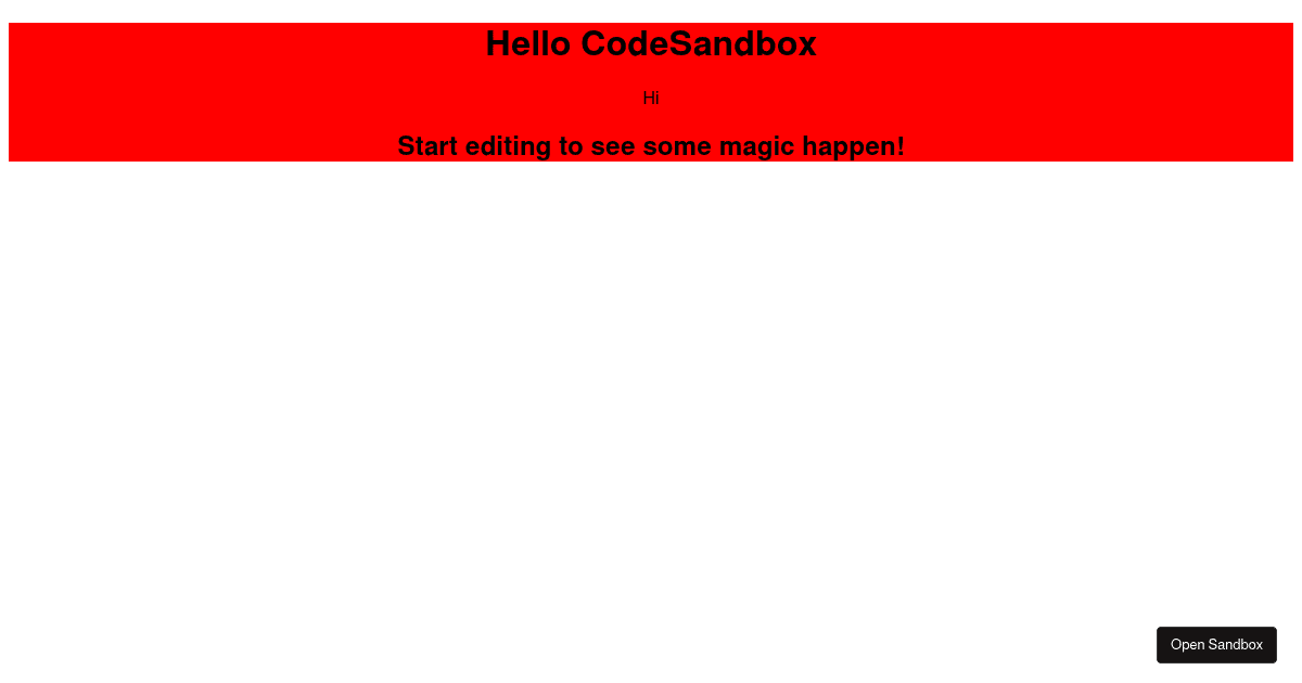 sample-project - Codesandbox