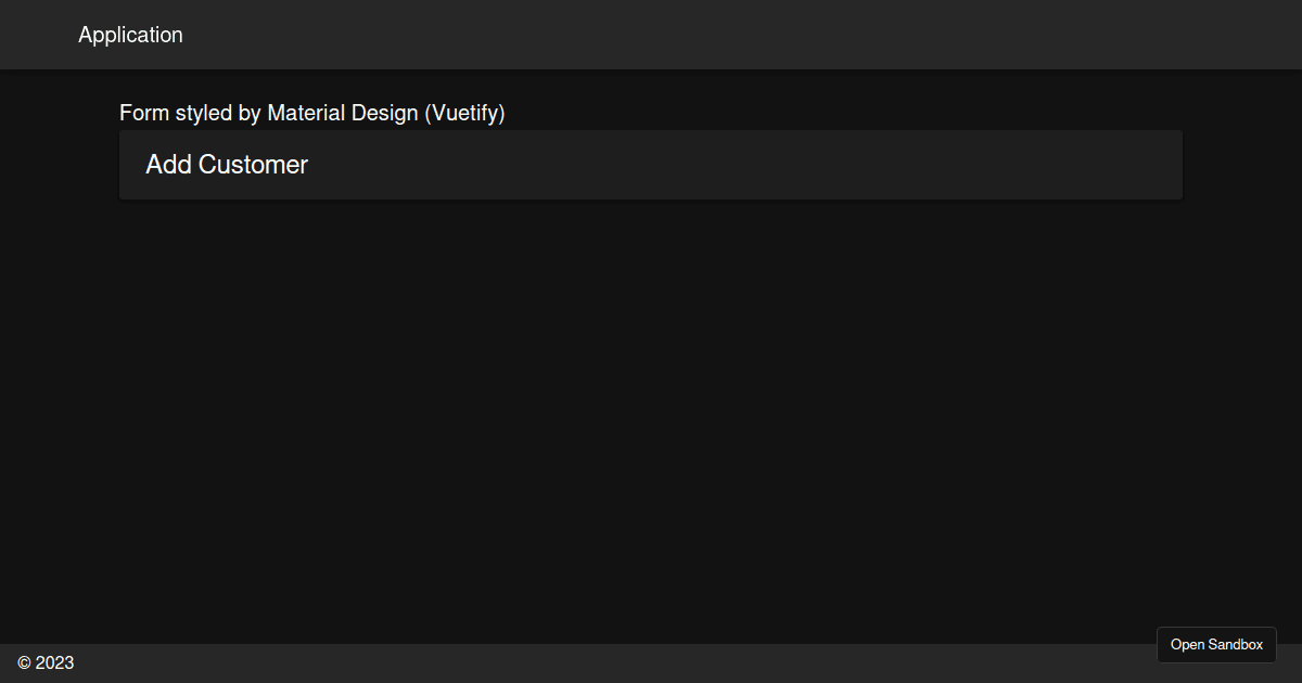 codyodell/VuetifyTemplates Codesandbox