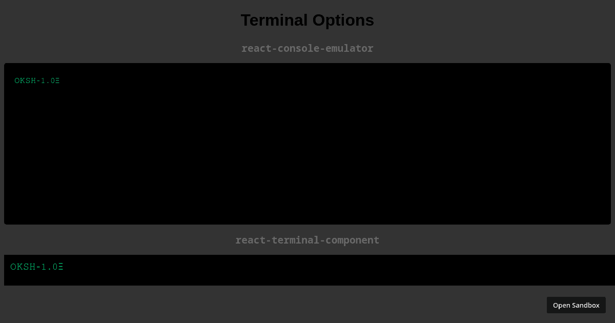 terminal-test (forked) - Codesandbox