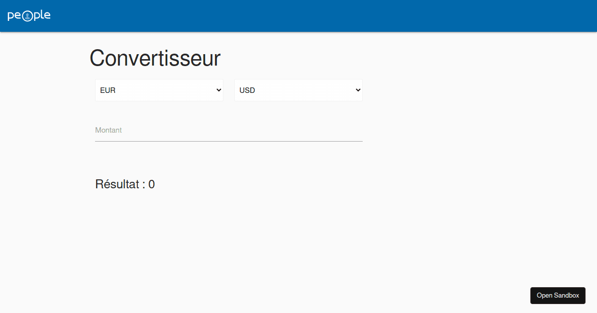 TP solution - Codesandbox