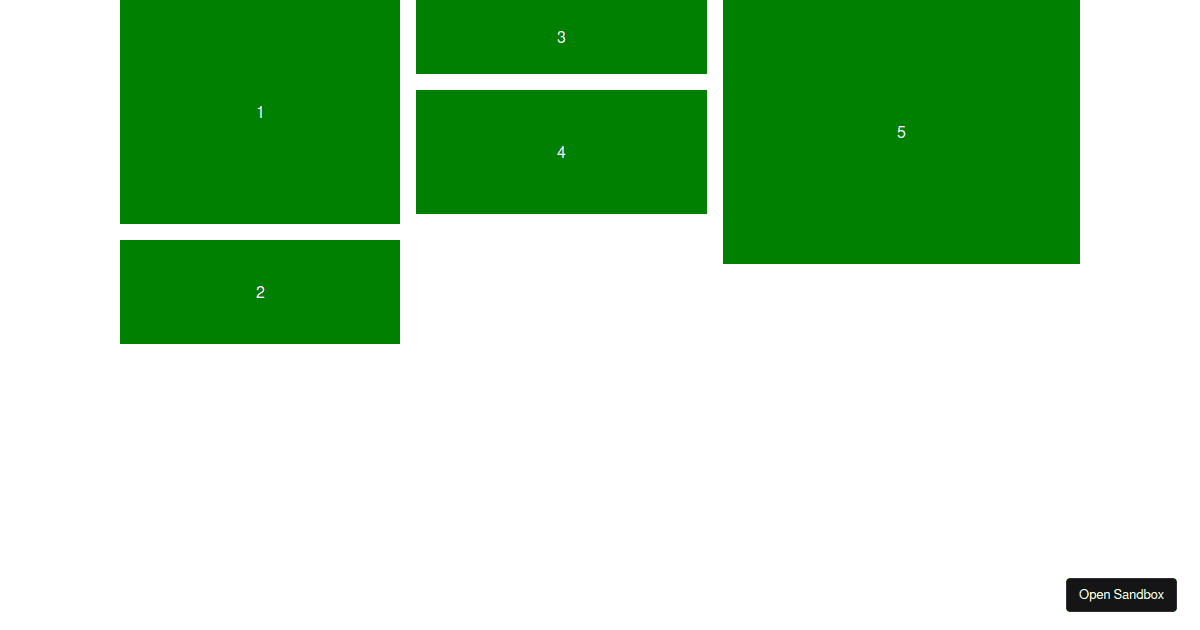 Columns - Codesandbox
