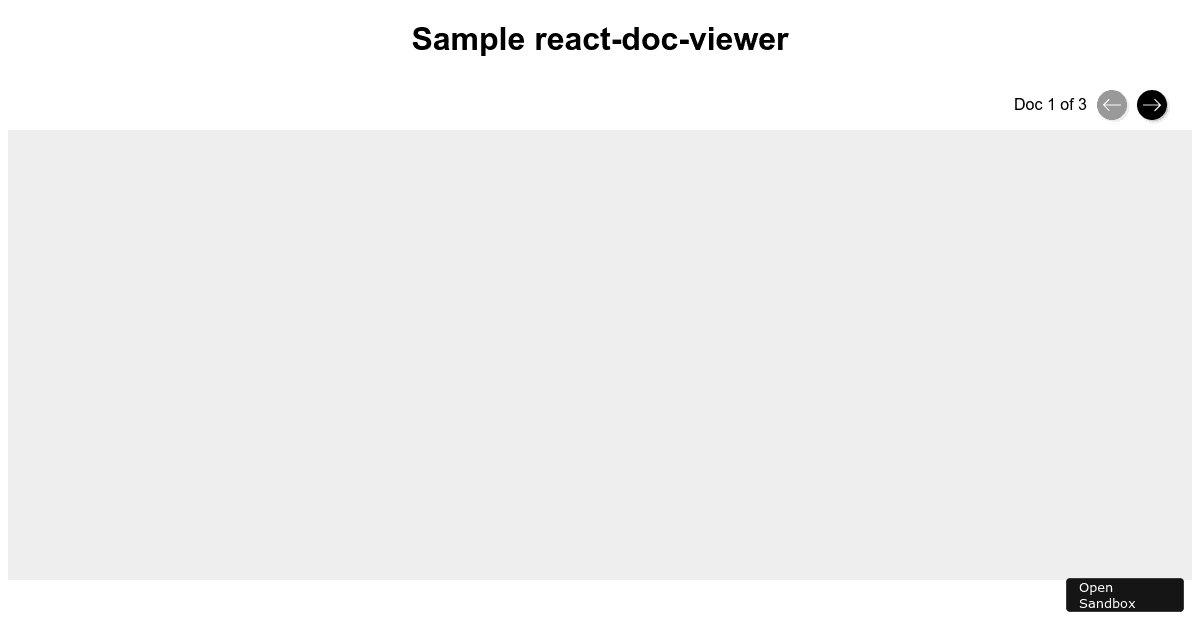 react-doc-viewer (forked) - Codesandbox
