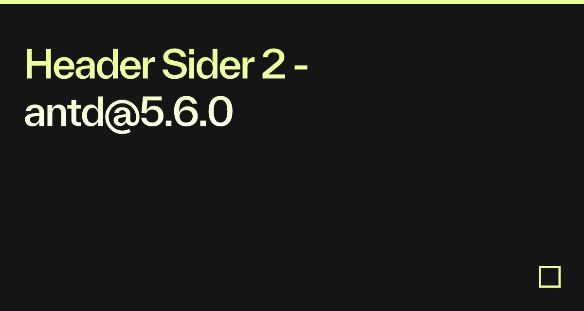 Header Sider 2 - antd@5.6.0 - Codesandbox
