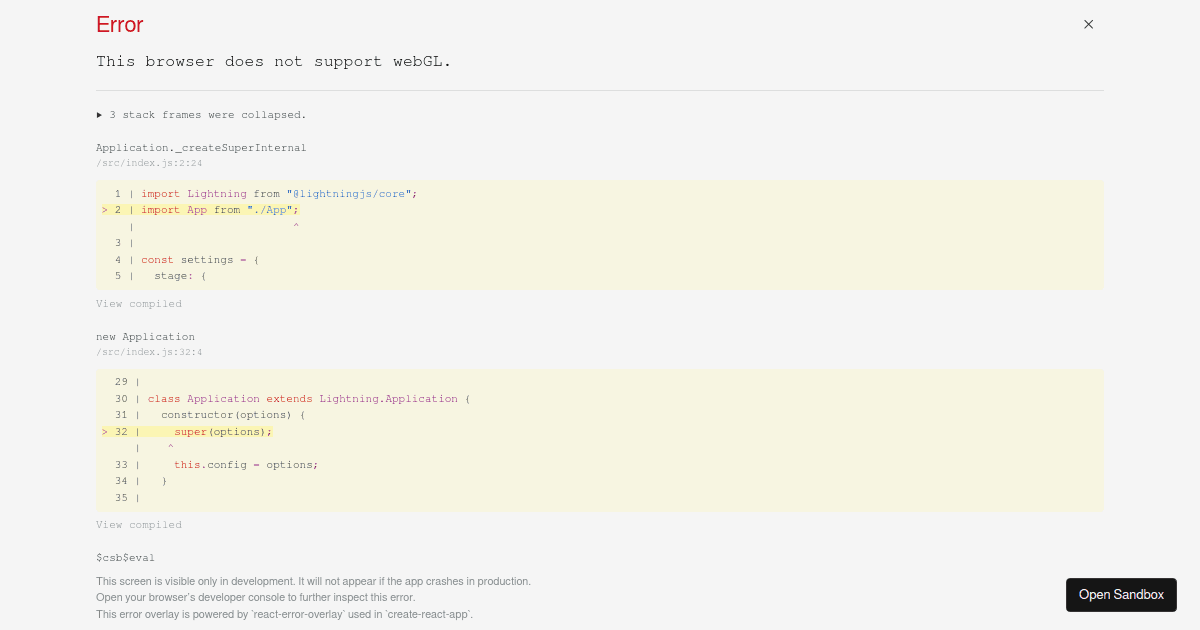 Animations - Codesandbox