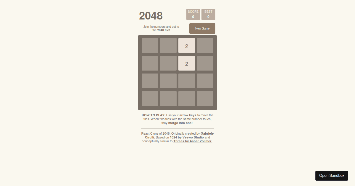 React Tutorial – How to Build the 2048 Game in React